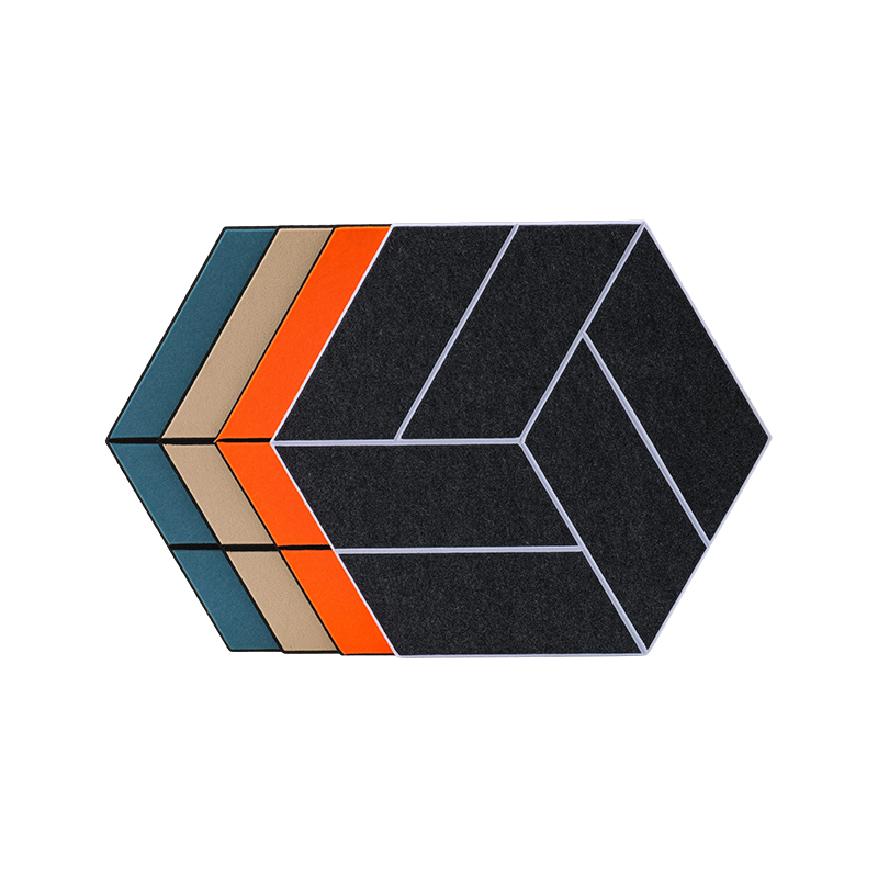 Panneau insonorisant personnalisable en fibre de polyester rainurée