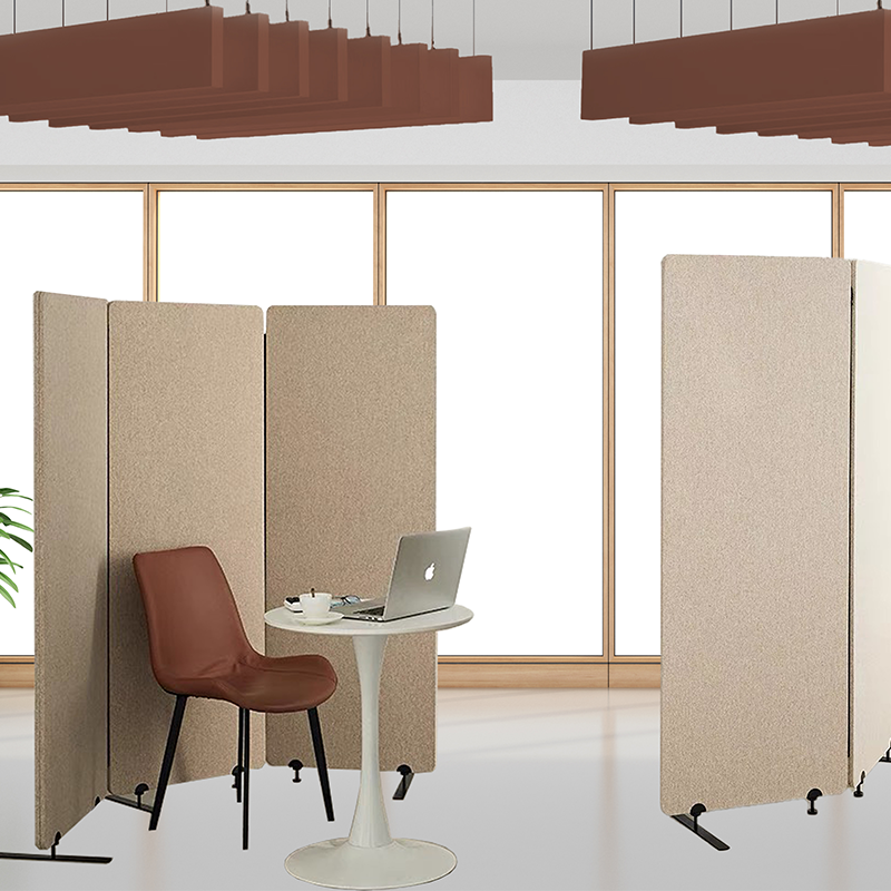 Cloisons de bureau écologiques de haute qualité, séparateurs de pièce en forme de feuille mobile, Absorption acoustique élevée, Design moderne personnalisable Cloisons de bureau écologiques de haute qualité, séparateurs de pièce en forme de feuille mobile, Absorption acoustique élevée, Design moderne personnalisable