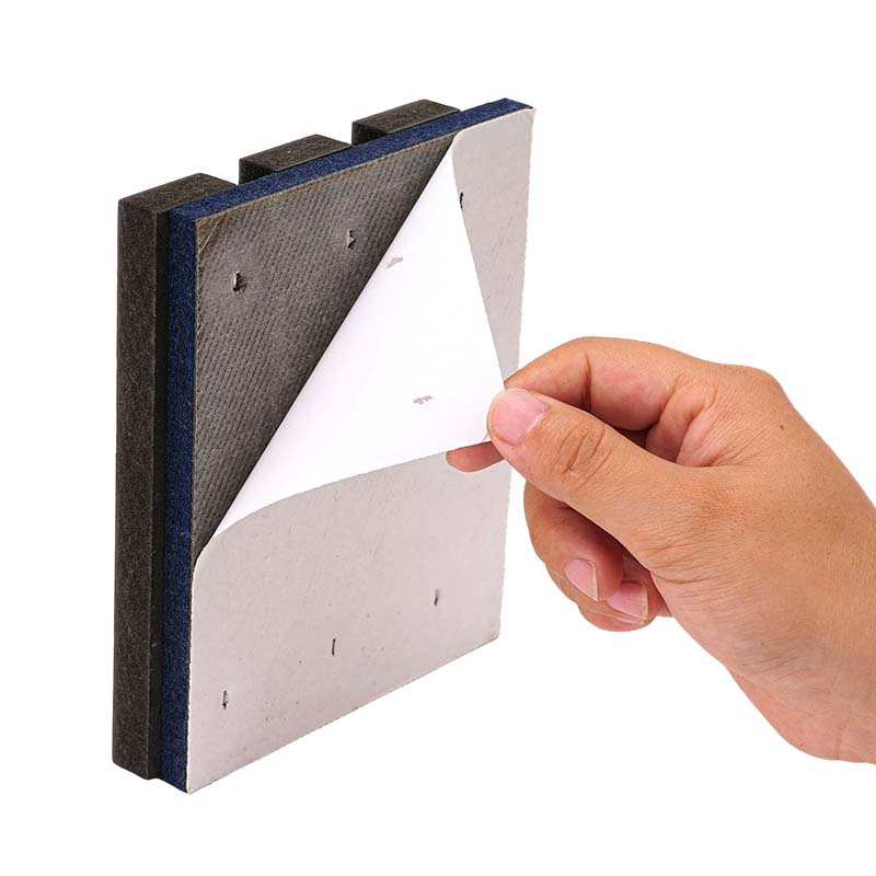 Panneau mural à lattes en bois Spesonic pour la suppression du bruit intérieur, panneau mural acoustique décoratif 3D insonorisant Akupanel Panneau mural à lattes en bois Spesonic pour la suppression du bruit intérieur, panneau mural acoustique décoratif 3D insonorisant Akupanel