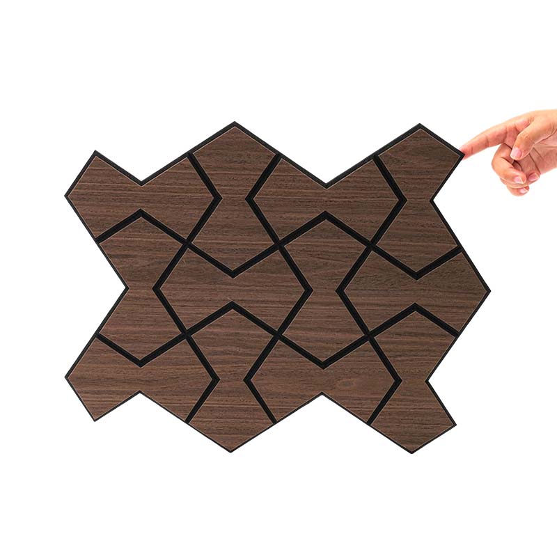 Panneaux muraux à lattes en placage de bois acoustique Spesonic pour la décoration intérieure des murs et des plafonds