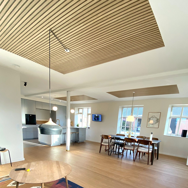 Akupanel – panneaux muraux acoustiques en bois, modèle 3D, lattes en bois insonorisées pour maison, hôtel, école, cinéma, hôpital