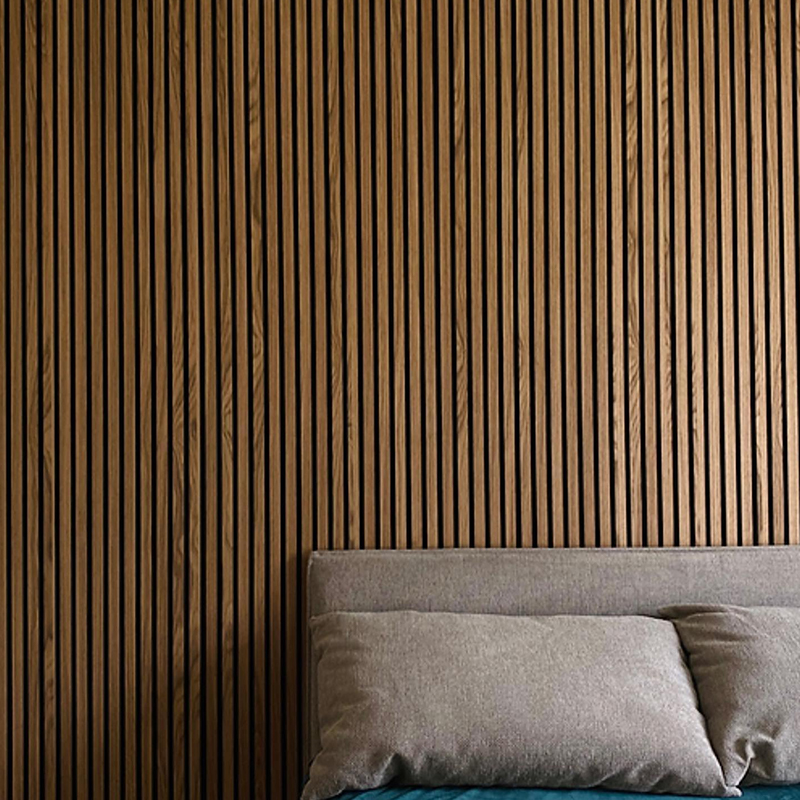 Panneaux insonorisants en fibre de polyester en bois adaptés aux hôtels et aux bureaux, avec des conceptions graphiques personnalisées attachées Panneaux insonorisants en fibre de polyester en bois adaptés aux hôtels et aux bureaux, avec des conceptions graphiques personnalisées attachées