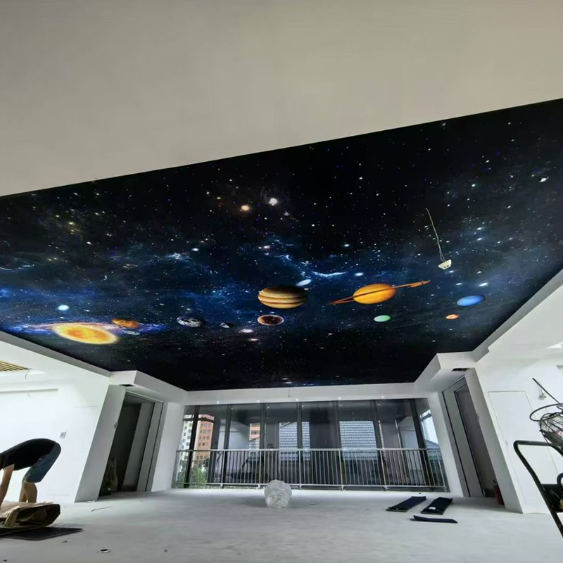 Barre de plafonnier moderne en forme d'étoile, pour salle audiovisuelle KTV, Fiber optique, projecteur décoratif étoile du ciel, lumière directe Barre de plafonnier moderne en forme d'étoile, pour salle audiovisuelle KTV, Fiber optique, projecteur décoratif étoile du ciel, lumière directe