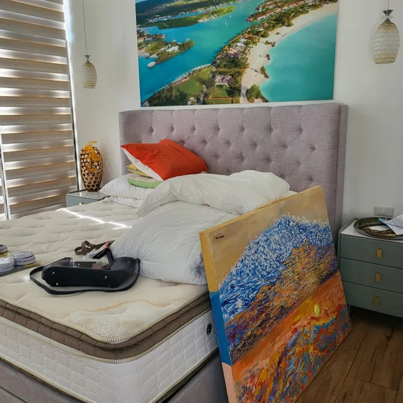 Peintures murales acoustiques à transfert de chaleur HD – Personnalisables, réduisant le bruit, idéales pour les écoles/auditoriums