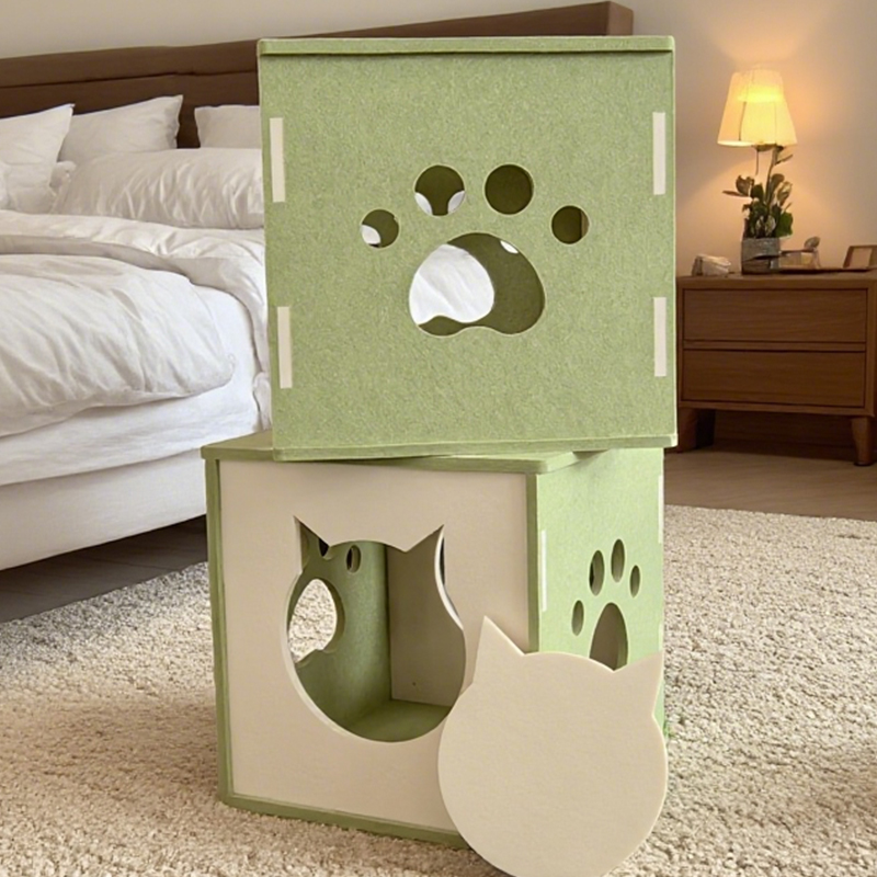 Lit pour chat moderne, insonorisant et respectueux de l'environnement, avec panneaux acoustiques, facile à installer, surface résistante aux rayures pour le confort félin, matériaux non toxiques, conception respectueuse des animaux de compagnie, parfait pour les environnements domestiques calmes, nid de chat durable Lit pour chat moderne, insonorisant et respectueux de l'environnement, avec panneaux acoustiques, facile à installer, surface résistante aux rayures pour le confort félin, matériaux non toxiques, conception respectueuse des animaux de compagnie, parfait pour les environnements domestiques calmes, nid de chat durable