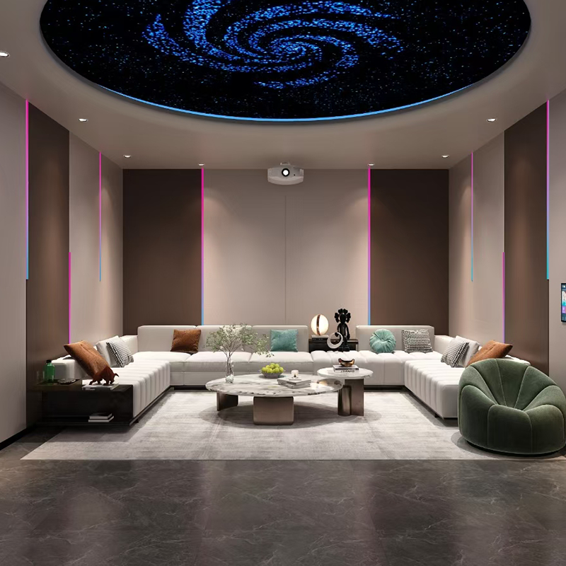 Cinéma maison personnalisable – Moderne, insonorisant, directement en usine pour les salons/chambres à coucher