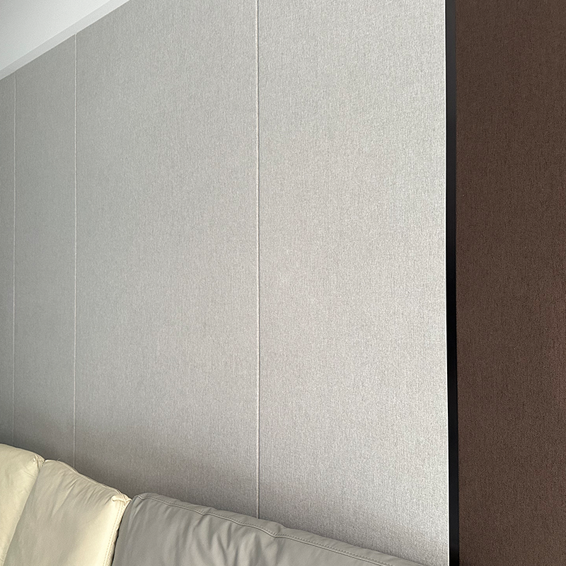 Spesonic panneaux muraux insonorisants de haute qualité panneau mural acoustique enveloppé de tissu pour le théâtre